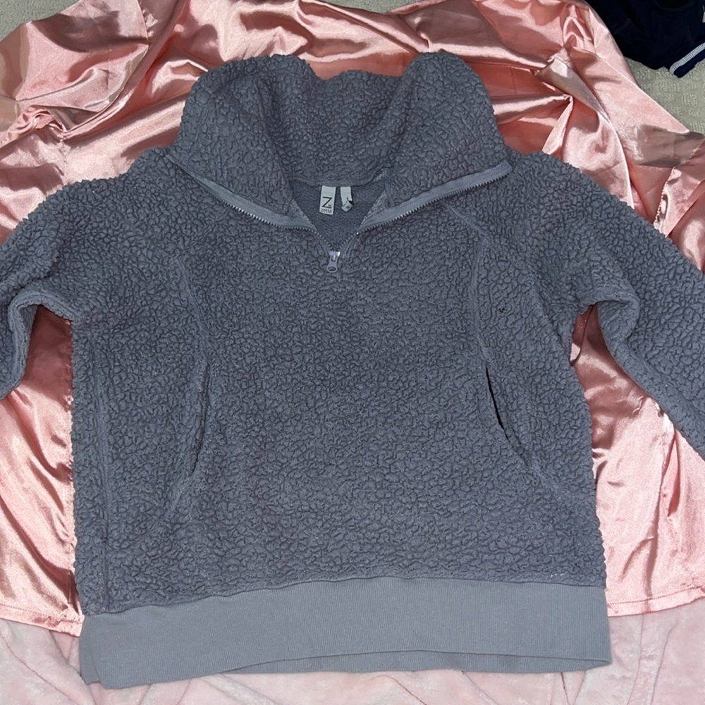 Oversized turtleneck Sherpa